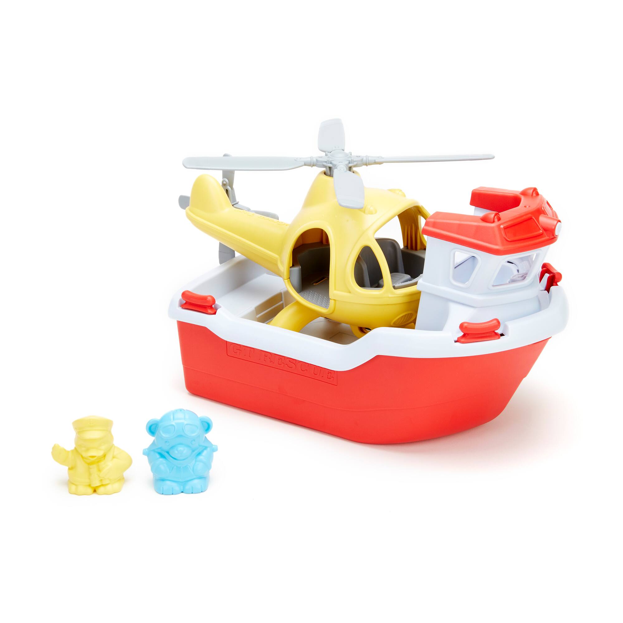 Rescue Boat & Helicopter